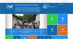 Desktop Screenshot of ibone.unne.edu.ar